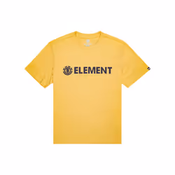 Element Men's Organic Cotton T-Shirt ~ Blazin cream gold - L