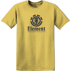Element Men's Cotton T-Shirt ~ Vertical SS cream gold - M