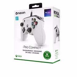 NACON Pro Compact Controller White USB Gamepad Xbox One, Xbox Series S, Xbox Series X - Additional view 5