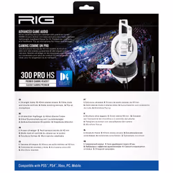 NACON RIG 300 PRO HS Headset Wired Head-band Gaming White - Additional view 7