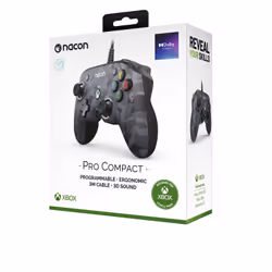 NACON Camo Pro Compact Controller Black, Grey USB Gamepad Analogue / Digital PC, Xbox One, Xbox One S, Xbox One X, Xbox Series S, Xbox Series X - Additional view 5