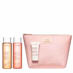 Clarins Premium Cleansing Bag for Dry Skin, Women, Dry skin, Cleansing, Moisturizing, Soothing, 200 ml, 200 ml, 30 ml
