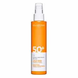 Sunscreen Body Lotion Spray SPF 50 Plus by Clarins for Unisex - 5 oz Sunscreen