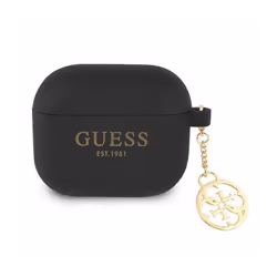 Guess 4G Charm Silicone Case for Airpods 3 Black - GUA3LSC4EK