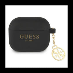 Guess 4G Charm Silicone Case for Airpods 3 Black - GUA3LSC4EK