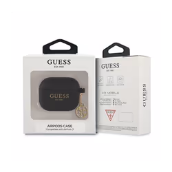 Guess 4G Charm Silicone Case for Airpods 3 Black - GUA3LSC4EK