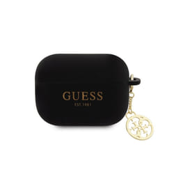 Guess 4G Charm Silicone Case for Airpods Pro 2 Black - GUAP2LSC4EK