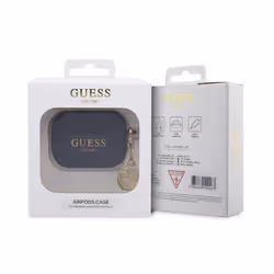Guess 4G Charm Silicone Case for Airpods Pro 2 Black - GUAP2LSC4EK