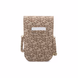 Guess Gcube Universal Phone Pouch with Strap Brown - GUWBHGCFSEW - Additional view 4