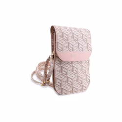 Guess Gcube Universal Phone Pouch with Strap Pink - GUWBHGCFSEP