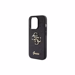 Guess Glitter Script Big 4G Case for iphone 15 Pro Max 6.7" Black - GUHCP15XHG4SGK - Additional view 4