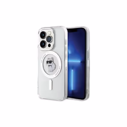 Karl Lagerfeld Choupette Hard Case with MagSafe for iphone 15 Pro 6.1" Clear - KLHMP15LHFCCNOT