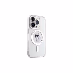 Karl Lagerfeld Choupette Hard Case with MagSafe for iphone 15 Pro 6.1" Clear - KLHMP15LHFCCNOT