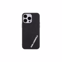 Karl Lagerfeld 3D Rubber Multi Logo Case for iphone 15 Pro Max 6.7" Black - KLHCP15X3DMKRLK