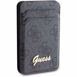 Guess 4G Classic Logo Wallet Card Slot Stand Case with MagSafe Black - GUWMSHG4SHK