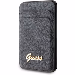 Guess 4G Classic Logo Wallet Card Slot Stand Case with MagSafe Black - GUWMSHG4SHK
