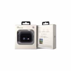 BMW Curved Line Case for AirPods Pro 2 Black - BMAP222PVTK