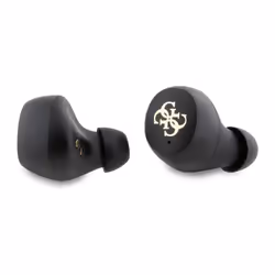 Guess 4G Metal Logo True Wireless Earbuds with Charging Case Black - GUTWSP4EGK