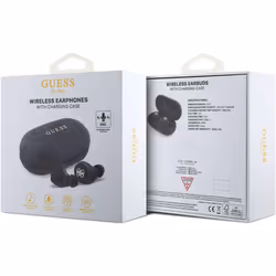 Guess 4G Metal Logo True Wireless Earbuds with Charging Case Black - GUTWSP4EGK - Additional view 4