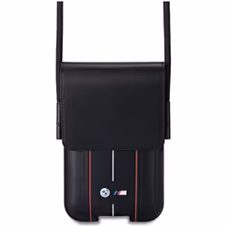 BMW M Series Red Stripes Universal Phone Pouch with Strap and Cardslot Black - BMPSP15XMPVSKR