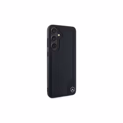 Mercedes Benz Debossed Line with Star Logo Case for Galaxy S24 Black
