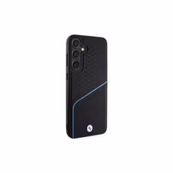 BMW Leather Textured & Line with MagSafe Hardcase for Galaxy S24 Black