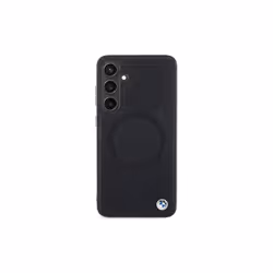 BMW Signature Leather Textured and Circle Hardcase for GalaxyS24 Black