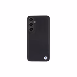 BMW Signature Leather Crossing Lines Hard Case for Galaxy S24 Black