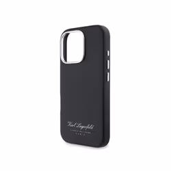 Karl Lagerfeld Hotel RSG Case for iPhone 16 Pro 6.3" Black - KLHCP16LPGWCMKHK