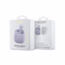 Guess Printed Classic Logo TWS Wireless Earphones Purple - GUTWSJ14ESGU