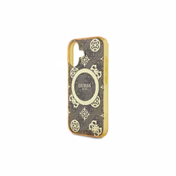 Guess IML Peony On 4G Background Case with MagSafe for iPhone 16 6.1" Brown - GUHMP16SH4PYEEW - Additional view 5