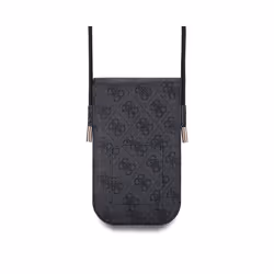 Guess PU 4G Big Love Logo Universal Phone Pouch with Strap and Card Slot Black - GUOWBPGP4NLGWK