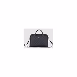 Guess 4G Triangle Logo Zipper Pocket 15" Laptop Bag Black - GUCB15P4DPTK
