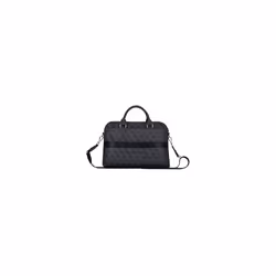 Guess 4G Triangle Logo Zipper Pocket 15" Laptop Bag Black - GUCB15P4DPTK
