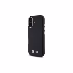 BMW M Smooth Full Wrapped Metal Case with MagSafe for iPhone 16 6.1" Black - BMHCP16S23PMWK
