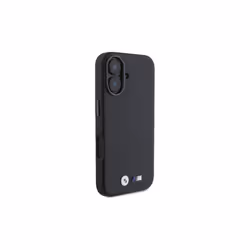 BMW M Series Carbon Wrapped Metal Logo Hardcase for iPhone 16 6.1" Black - BMHCP16S23PUFWC