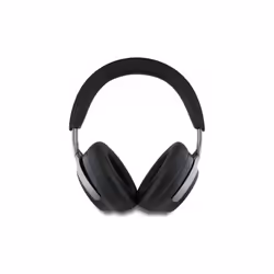 Guess PU Leather Script Logo ANC/ENC Wireless Headphones with Studio Quality Sound Black - GUBHC22PSFCSMK