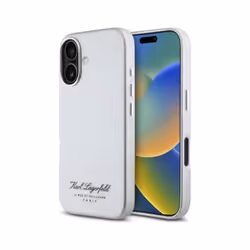 Karl Lagerfeld Hotel RSG Case for iPhone 16 6.1" Grey - KLHCP16SPGWCMKHG