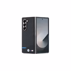 BMW Carbon Case with MagSafe for Samsung Galaxy Z Fold 6 Black