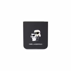 Karl Lagerfeld Saffiano Metal Pin Case for Samsung Galaxy Z Flip 6 Black - KLHCZF6SAPKCNPK - Additional view 4