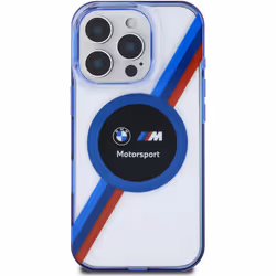 BMW Motorsport IML Circle Case with MagSafe for iPhone 16 Pro 6.3" Clear - BMHMP16L23HTPUT