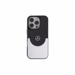 Mercedes Double Layer Case with MagSafe for iPhone 16 Pro 6.3" Black/Silver - MEHMP16L23HBIGK