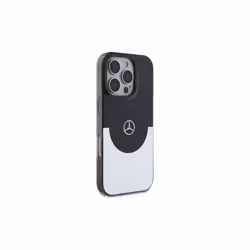 Mercedes Double Layer Case with MagSafe for iPhone 16 Pro 6.3" Black/Silver - MEHMP16L23HBIGK