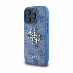 Guess 4G Big Logo Case for iPhone 16 Pro Max 6.9" Blue