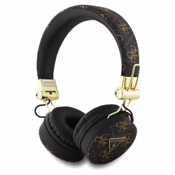 Guess 4G Triangle Round Shape ENC Bluetooth On Ear Headphones Black - GUBH70E4PTMK