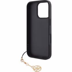 Guess 4G Charms Collection Hybrid Case for iPhone 16 Pro 6.3" Black - GUHCP16LGF4GCK