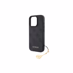 Guess 4G Charms Collection Hybrid Case for iPhone 16 Pro Max 6.9" Black - GUHCP16XGF4GCK