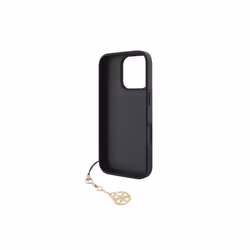 Guess 4G Charms Collection Hybrid Case for iPhone 16 Pro Max 6.9" Black - GUHCP16XGF4GCK