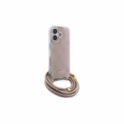 Guess 4G Crossbody Cord Print Case for iPhone 16 6.1" Pink - GUHCP16SHC4SEP