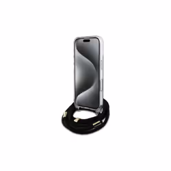 Guess Crossbody Cord 4G Print Case for iPhone 16 6.1" Black - GUHCP16SHC4SEK
